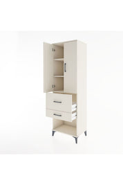 Hyperion Dolap 3 Raflı 2 Çekmeceli 2 Kapaklı 60x44x195 - S59M051V1B