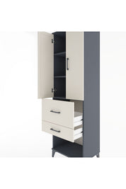 Hyperion Dolap 3 Raflı 2 Çekmeceli 2 Kapaklı 60x44x195 - S59M051V4B