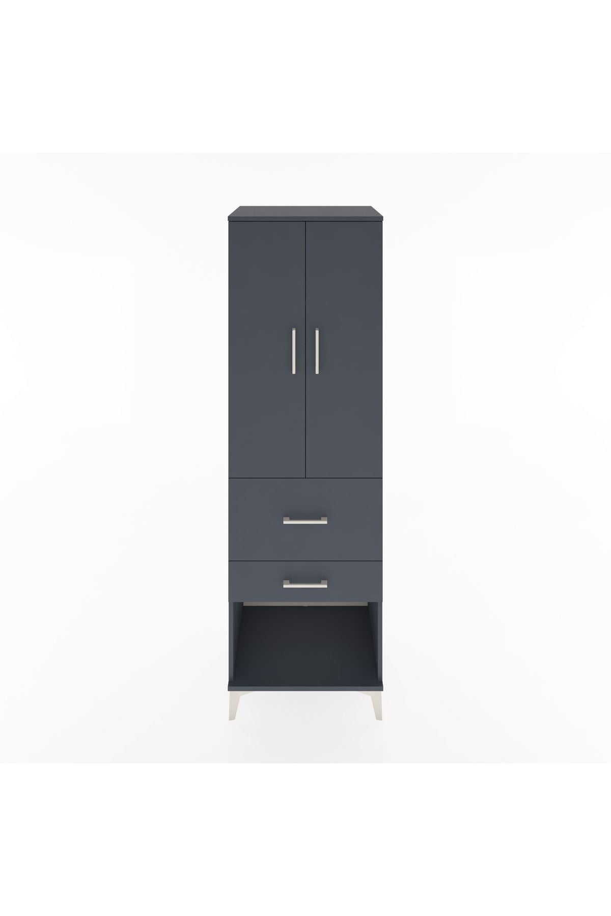 Hyperion Dolap 3 Raflı 2 Çekmeceli 2 Kapaklı 60x44x195 - S59M051V5B