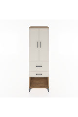 Hyperion Dolap 3 Raflı 2 Çekmeceli 2 Kapaklı 60x44x195