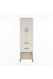 Hyperion Dolap Tek Raflı 2 Çekmeceli Tek Askılı 60x44x195 - S59M052V1B