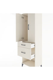 Hyperion Dolap Tek Raflı 2 Çekmeceli Tek Askılı 60x44x195 - S59M052V1B