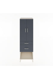 Hyperion Dolap Tek Raflı 2 Çekmeceli Tek Askılı 60x44x195 - S59M052V2B