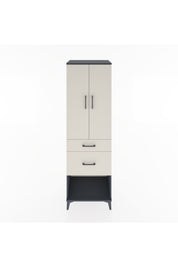 Hyperion Dolap Tek Raflı 2 Çekmeceli Tek Askılı 60x44x195 - S59M052V4B