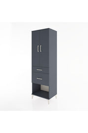 Hyperion Dolap Tek Raflı 2 Çekmeceli Tek Askılı 60x44x195 - S59M052V5B