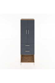 Hyperion Dolap Tek Raflı 2 Çekmeceli Tek Askılı 60x44x195 - S59M052V8B