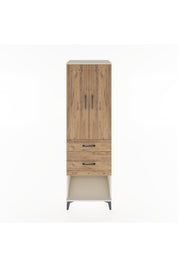 Hyperion Dolap 3 Raflı 2 Çekmeceli 2 Kapaklı 60x44x195 - S59M053V3B