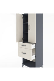 Hyperion Dolap 3 Raflı 2 Çekmeceli 2 Kapaklı 60x44x195 - S59M053V4B