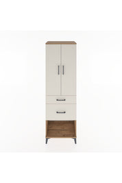 Hyperion Dolap 3 Raflı 2 Çekmeceli 2 Kapaklı 60x44x195 - S59M053V7B