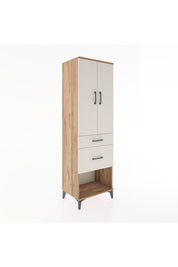 Hyperion Dolap 3 Raflı 2 Çekmeceli 2 Kapaklı 60x44x195 - S59M053V7B
