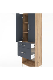 Hyperion Dolap 3 Raflı 2 Çekmeceli 2 Kapaklı 60x44x195 - S59M053V8B