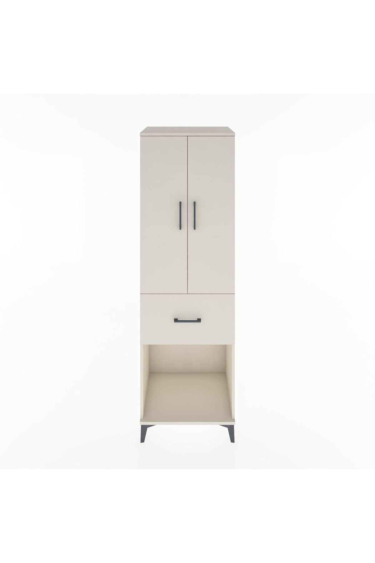 Hyperion Dolap Tek Raflı Tek Çekmeceli Tek Askılı 60x44x195 - S59M054V1B