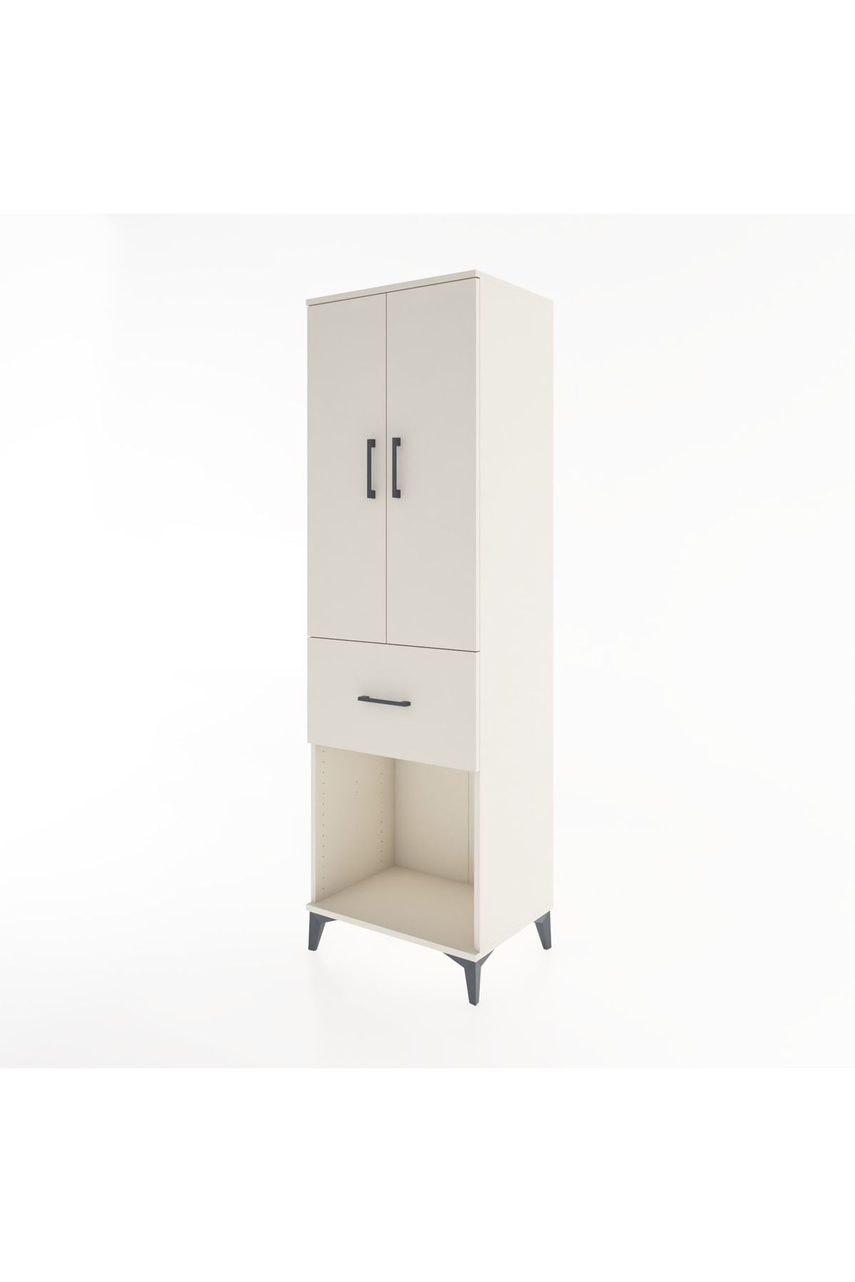 Hyperion Dolap Tek Raflı Tek Çekmeceli Tek Askılı 60x44x195 - S59M054V1B