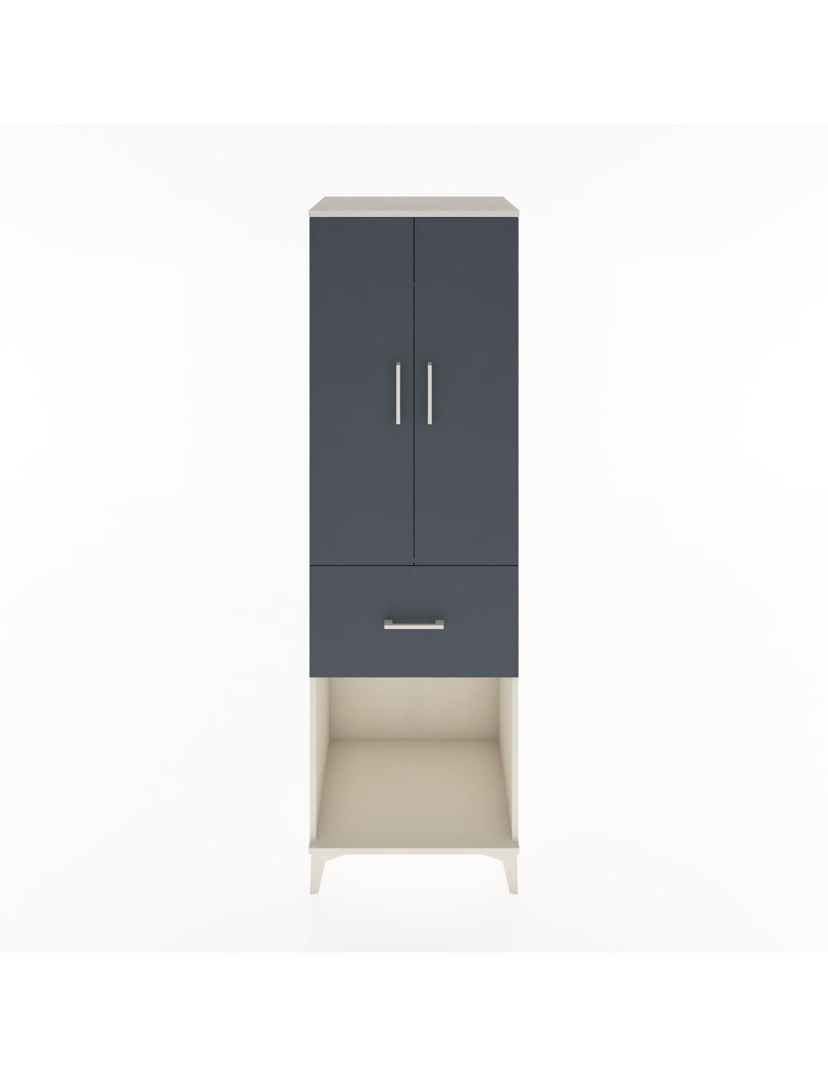 Hyperion Dolap Tek Raflı Tek Çekmeceli Tek Askılı 60x44x195 - S59M054V2B