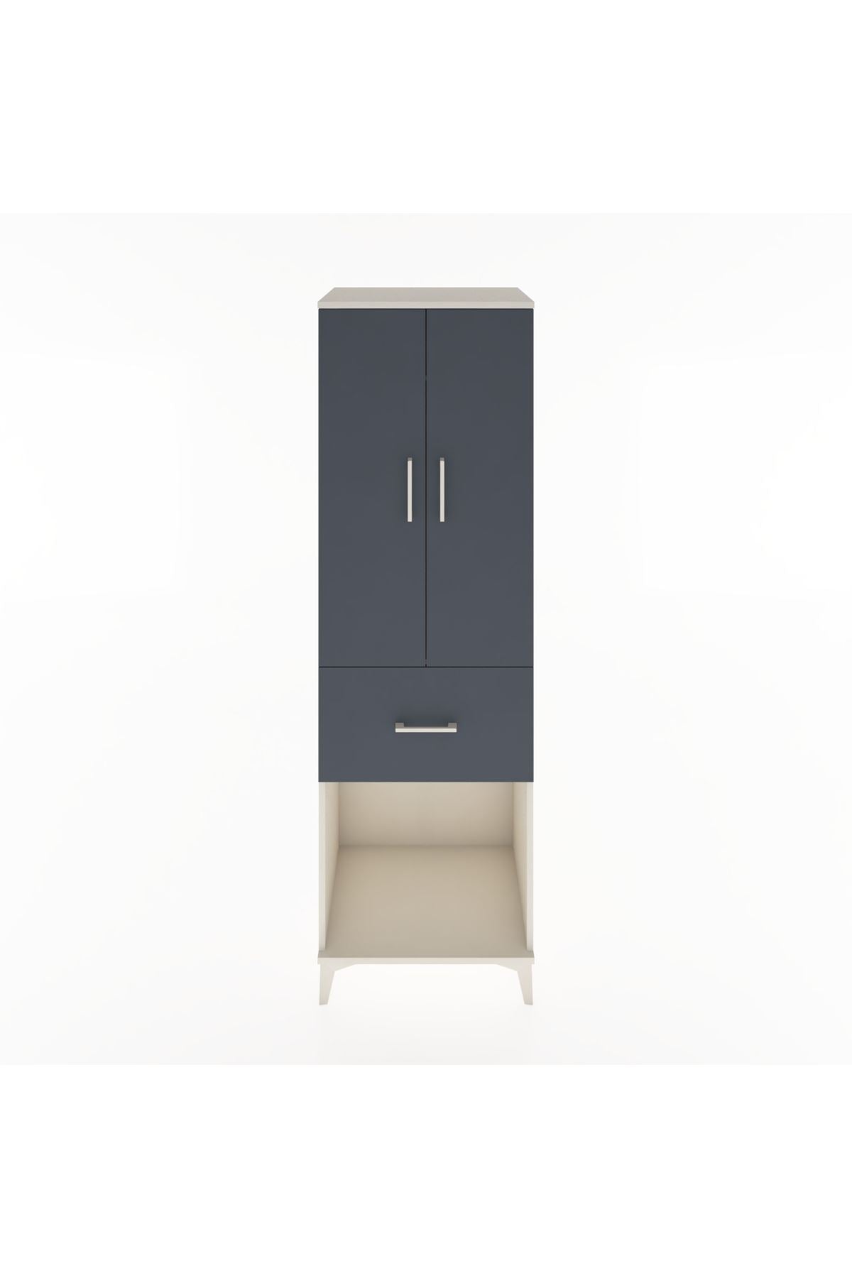 Hyperion Dolap Tek Raflı Tek Çekmeceli Tek Askılı 60x44x195 - S59M054V2B