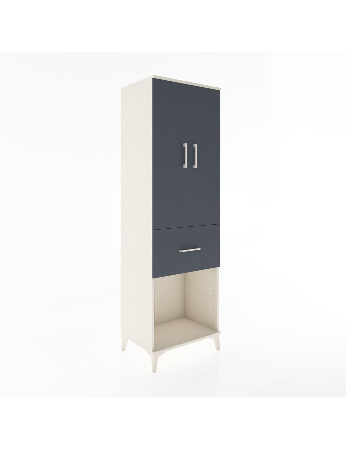 Hyperion Dolap Tek Raflı Tek Çekmeceli Tek Askılı 60x44x195 - S59M054V2B