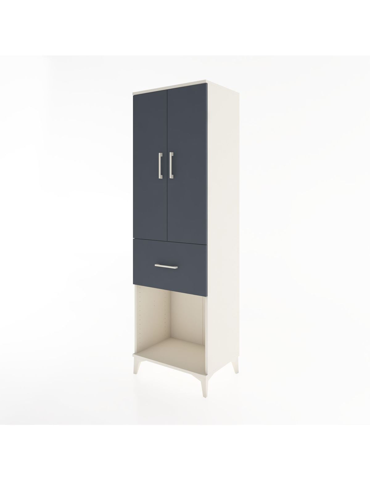 Hyperion Dolap Tek Raflı Tek Çekmeceli Tek Askılı 60x44x195 - S59M054V2B