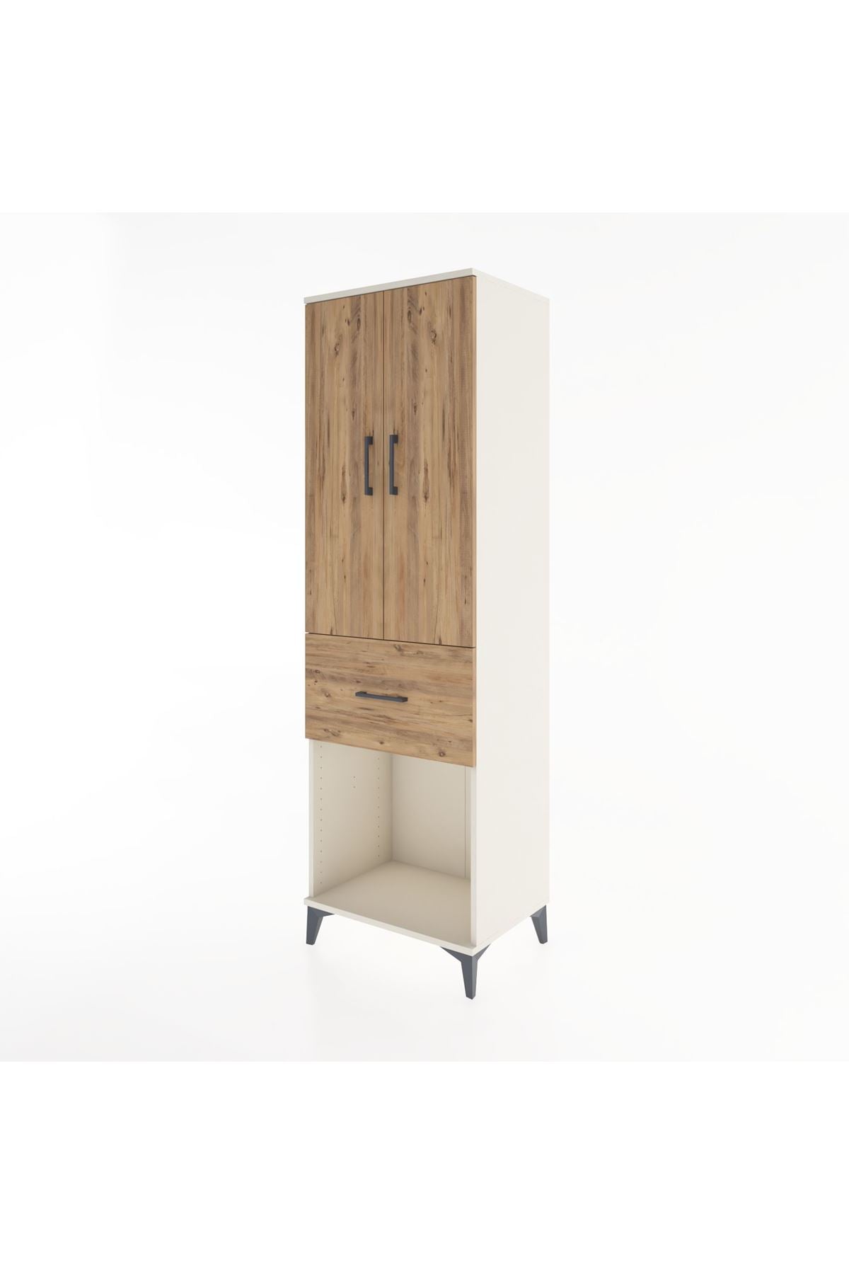 Hyperion Dolap Tek Raflı Tek Çekmeceli Tek Askılı 60x44x195 - S59M054V3B