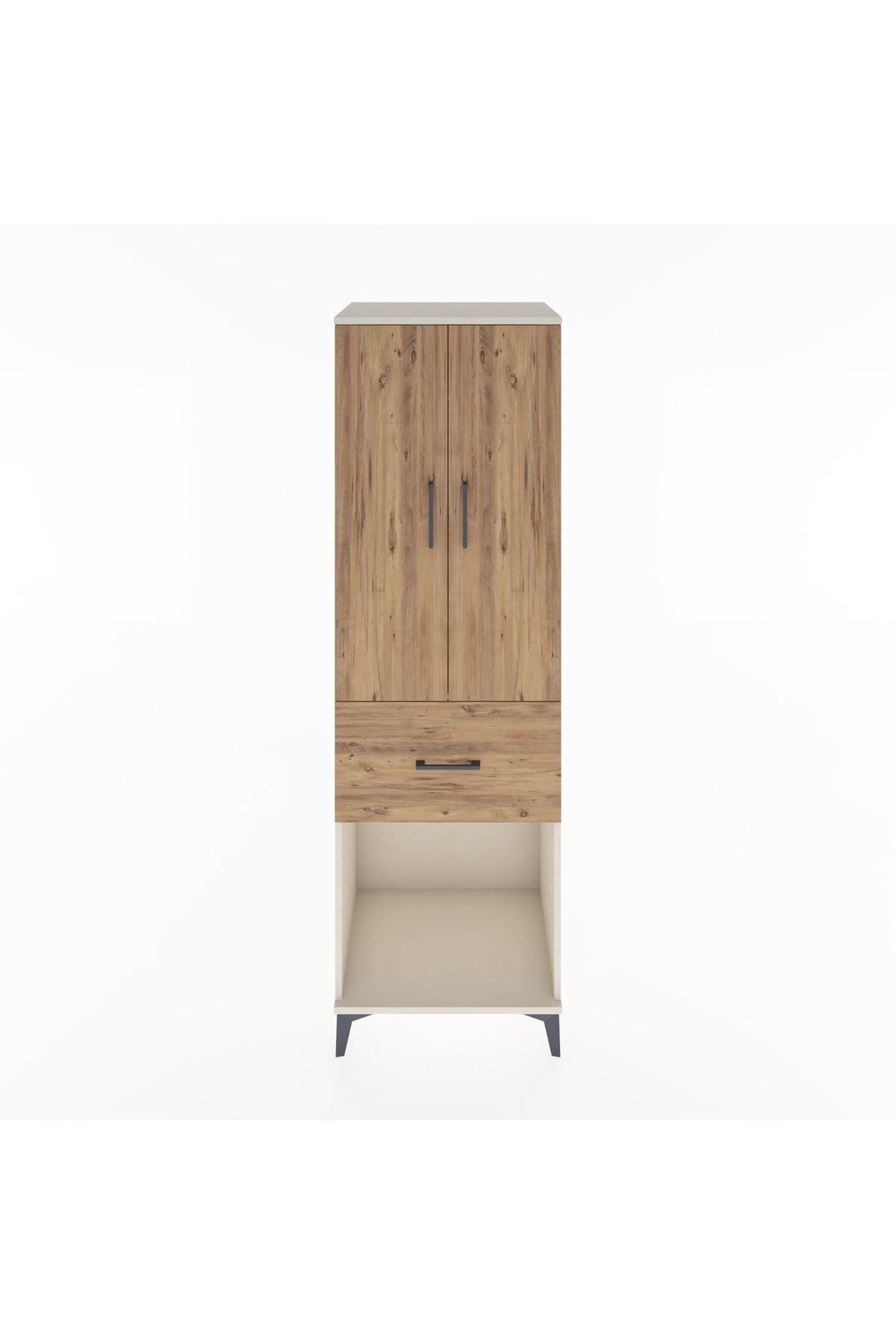 Hyperion Dolap Tek Raflı Tek Çekmeceli Tek Askılı 60x44x195 - S59M054V3B