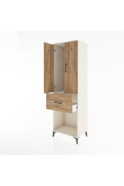 Hyperion Dolap Tek Raflı Tek Çekmeceli Tek Askılı 60x44x195 - S59M054V3B