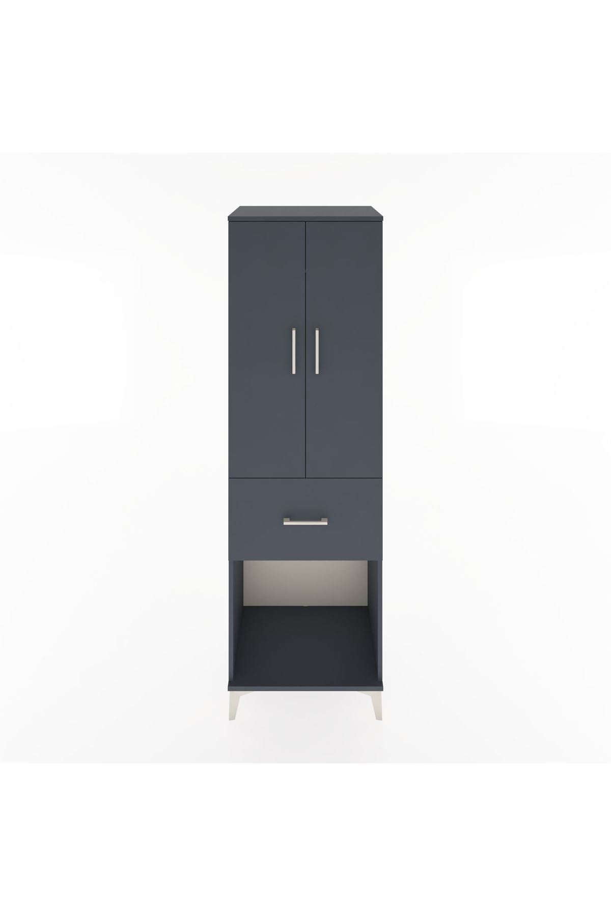 Hyperion Dolap Tek Raflı Tek Çekmeceli Tek Askılı 60x44x195 - S59M054V5B