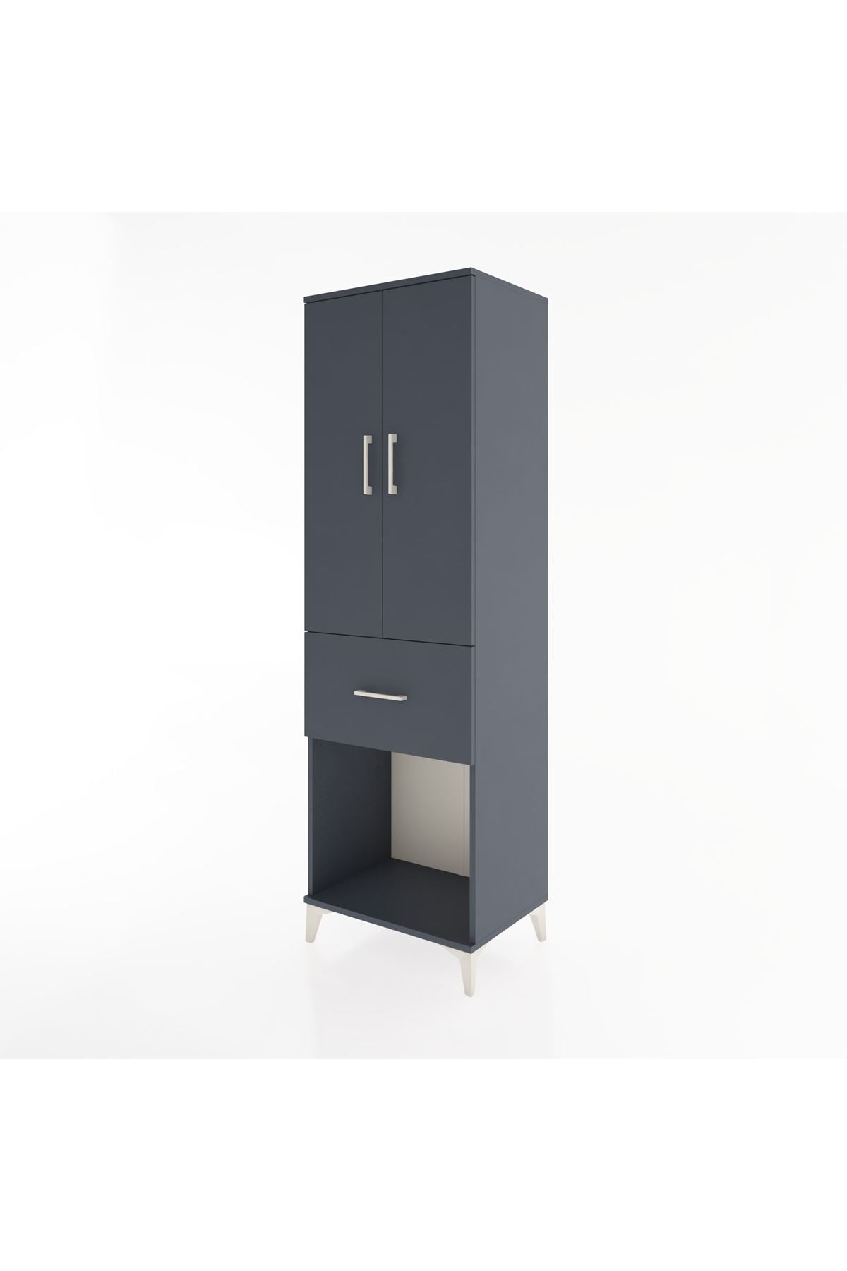 Hyperion Dolap Tek Raflı Tek Çekmeceli Tek Askılı 60x44x195 - S59M054V5B