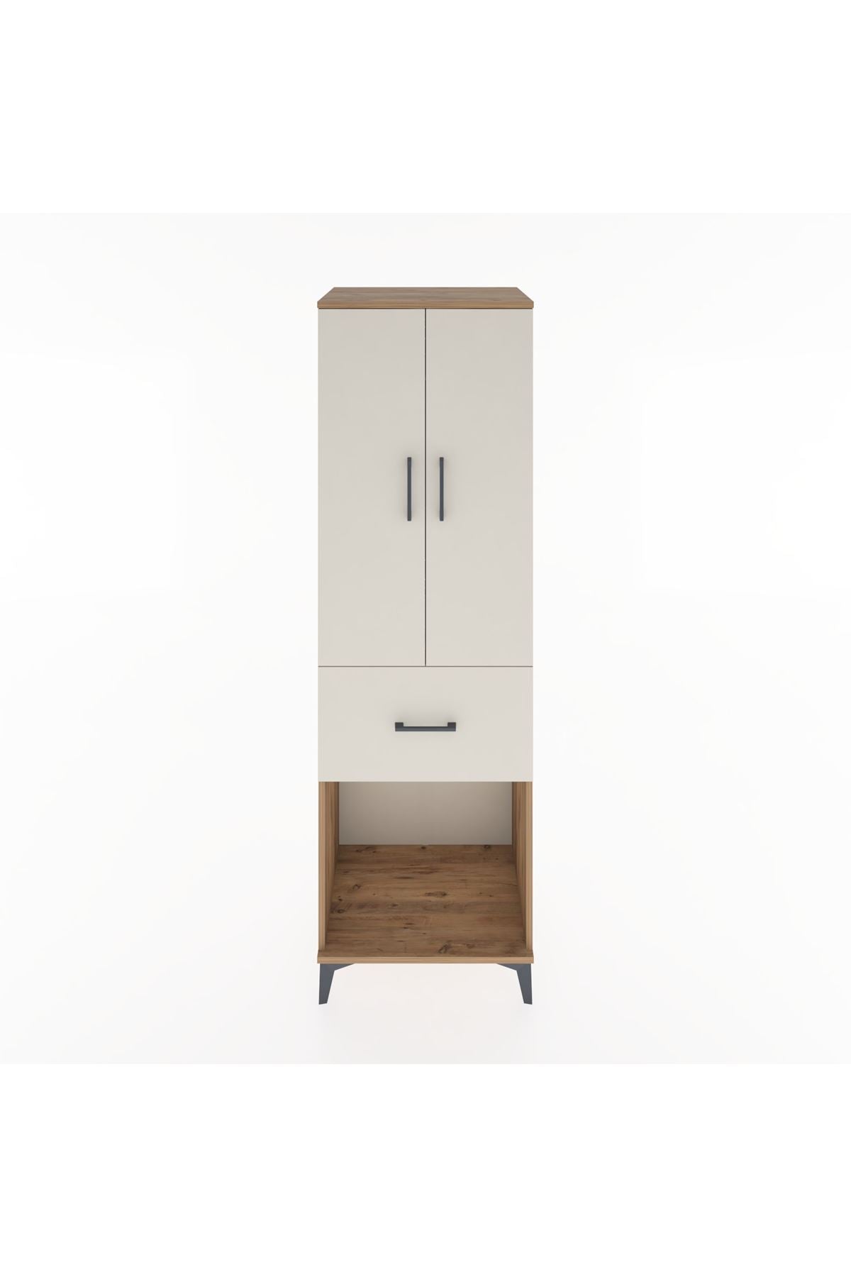 Hyperion Dolap Tek Raflı Tek Çekmeceli Tek Askılı 60x44x195 - S59M054V7B