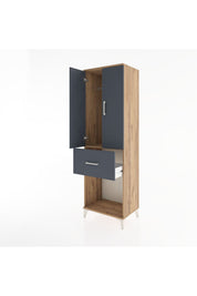 Hyperion Dolap Tek Raflı Tek Çekmeceli Tek Askılı 60x44x195 - S59M054V8B