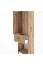 Hyperion Dolap Tek Raflı Tek Çekmeceli Tek Askılı 60x44x195 - S59M054V9B