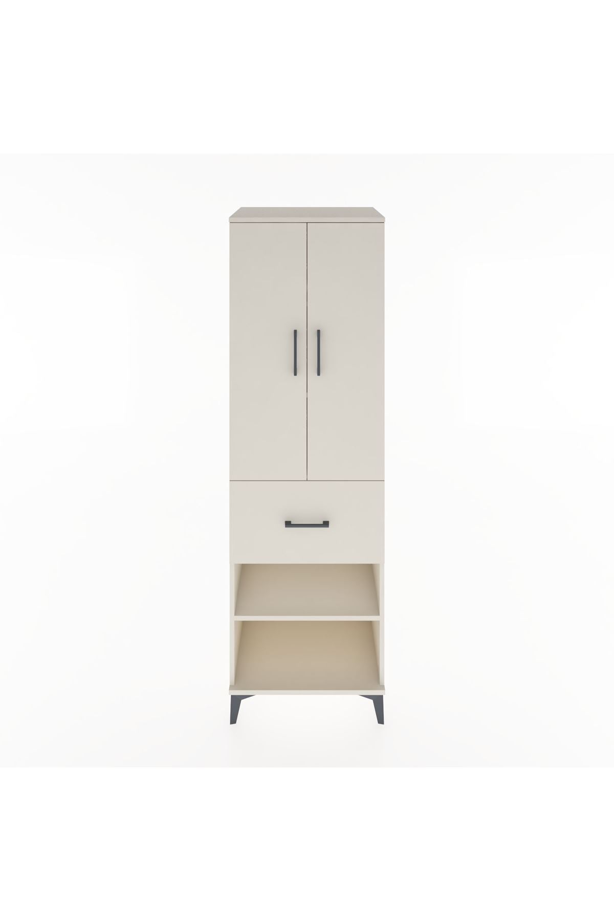Hyperion Dolap 4 Raflı Tek Çekmeceli 2 Kapaklı 60x44x195 - S59M055V1B