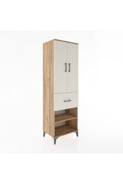 Hyperion Dolap 4 Raflı Tek Çekmeceli 2 Kapaklı 60x44x195 - S59M055V7B