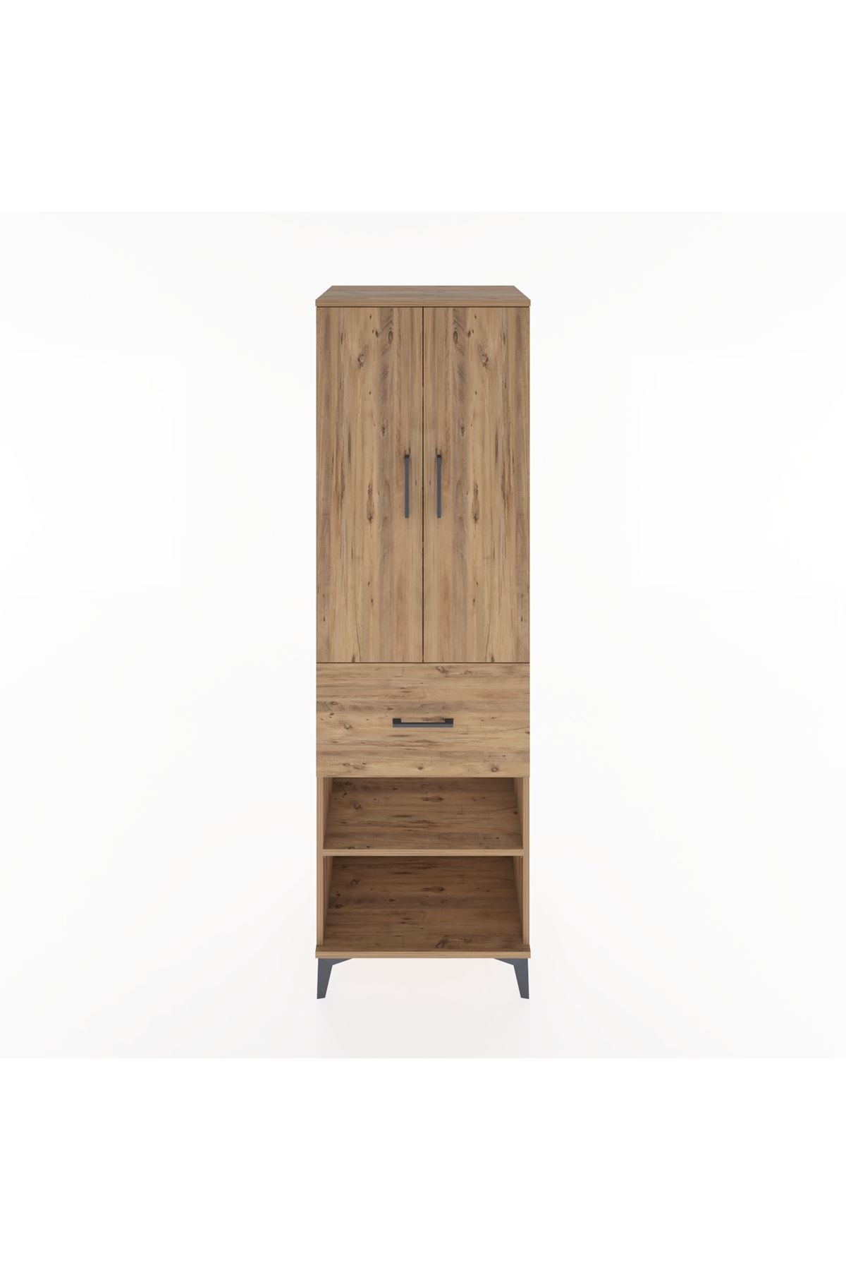 Hyperion Dolap 4 Raflı Tek Çekmeceli 2 Kapaklı 60x44x195 - S59M055V9B