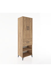 Hyperion Dolap 4 Raflı Tek Çekmeceli 2 Kapaklı 60x44x195 - S59M055V9B