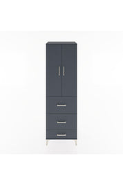 Hyperion Dolap Tek Raflı 3 Çekmeceli Tek Askılı 60x44x195 - S59M056V5B