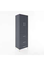 Hyperion Dolap Tek Raflı 3 Çekmeceli Tek Askılı 60x44x195 - S59M056V5B