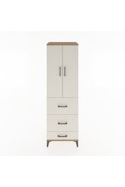 Hyperion Dolap Tek Raflı 3 Çekmeceli Tek Askılı 60x44x195 - S59M056V7B