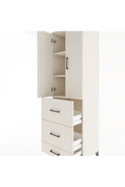 Hyperion Dolap 3 Raflı 3 Çekmeceli 2 Kapaklı 60x44x195 - S59M057V1B