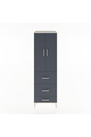 Hyperion Dolap 3 Raflı 3 Çekmeceli 2 Kapaklı 60x44x195 - S59M057V2B