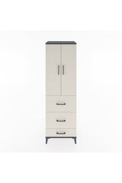 Hyperion Dolap 3 Raflı 3 Çekmeceli 2 Kapaklı 60x44x195 - S59M057V4B
