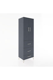 Hyperion Dolap 3 Raflı 3 Çekmeceli 2 Kapaklı 60x44x195 - S59M057V5B