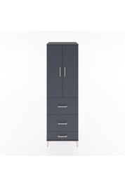 Hyperion Dolap 3 Raflı 3 Çekmeceli 2 Kapaklı 60x44x195 - S59M057V5B