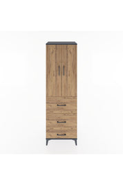 Hyperion Dolap 3 Raflı 3 Çekmeceli 2 Kapaklı 60x44x195 - S59M057V6B