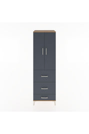 Hyperion Dolap 3 Raflı 3 Çekmeceli 2 Kapaklı 60x44x195 - S59M057V8B