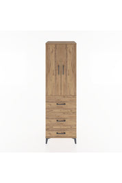 Hyperion Dolap 3 Raflı 3 Çekmeceli 2 Kapaklı 60x44x195 - S59M057V9B