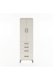 Hyperion Dolap 3 Raflı 4 Çekmeceli 2 Kapaklı 60x44x195 - S59M059V1B