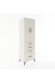 Hyperion Dolap 3 Raflı 4 Çekmeceli 2 Kapaklı 60x44x195 - S59M059V1B