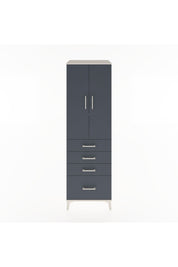 Hyperion Dolap 3 Raflı 4 Çekmeceli 2 Kapaklı 60x44x195 - S59M059V2B