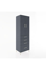 Hyperion Dolap 3 Raflı 4 Çekmeceli 2 Kapaklı 60x44x195 - S59M059V5B