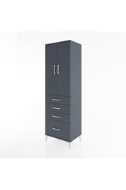 Hyperion Dolap 3 Raflı 4 Çekmeceli 2 Kapaklı 60x44x195 - S59M059V5B