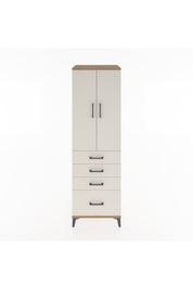 Hyperion Dolap 3 Raflı 4 Çekmeceli 2 Kapaklı 60x44x195 - S59M059V7B